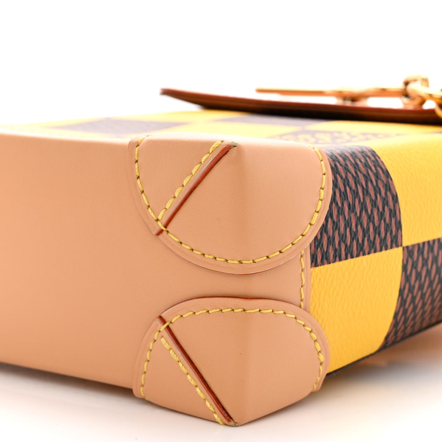 Damier Pop Nano Steamer Yellow