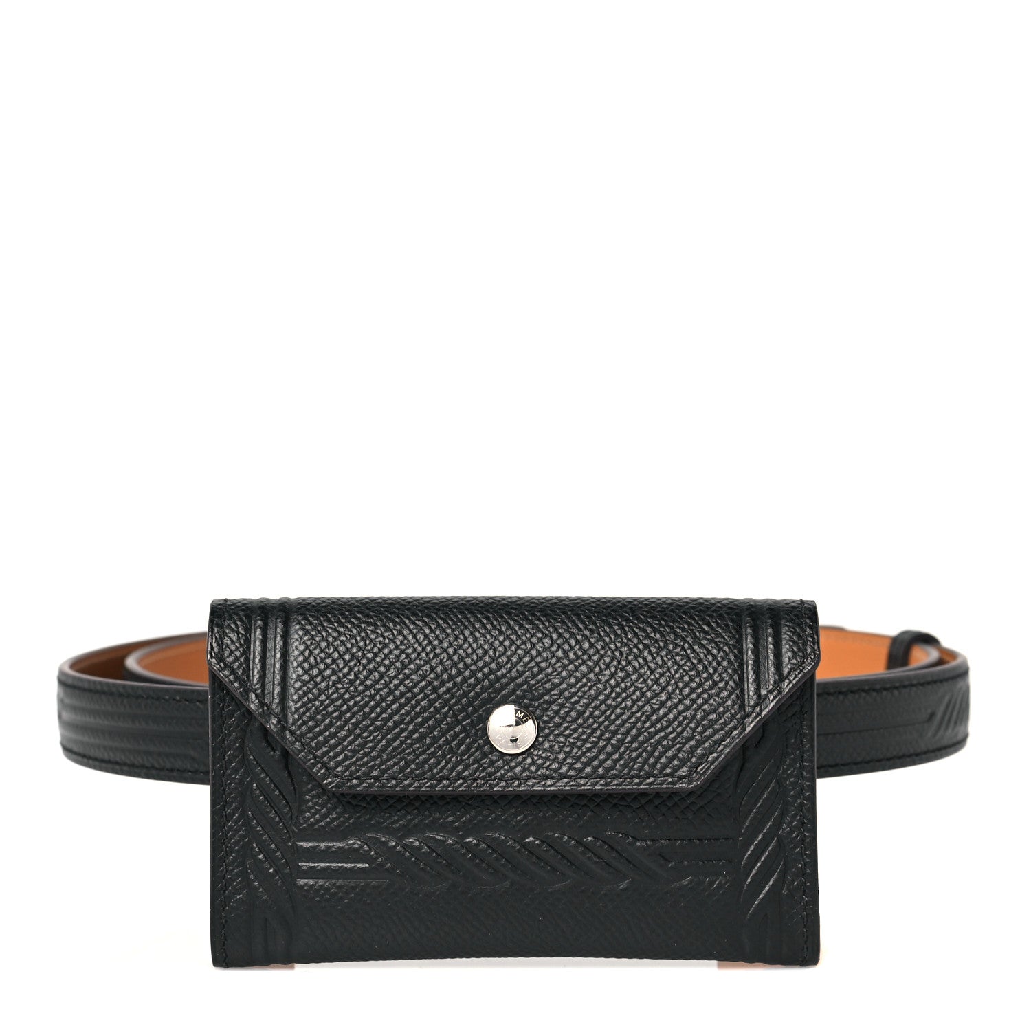 Hermes Epsom Quadrige Kelly Pocket 18 Belt Black 1 of 7