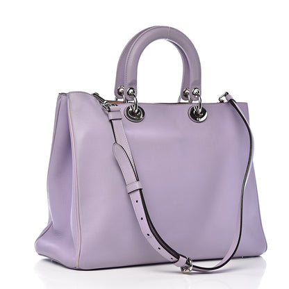 Christian Dior Smooth Calfskin Large Diorissimo Tote Lilac 3 of 13