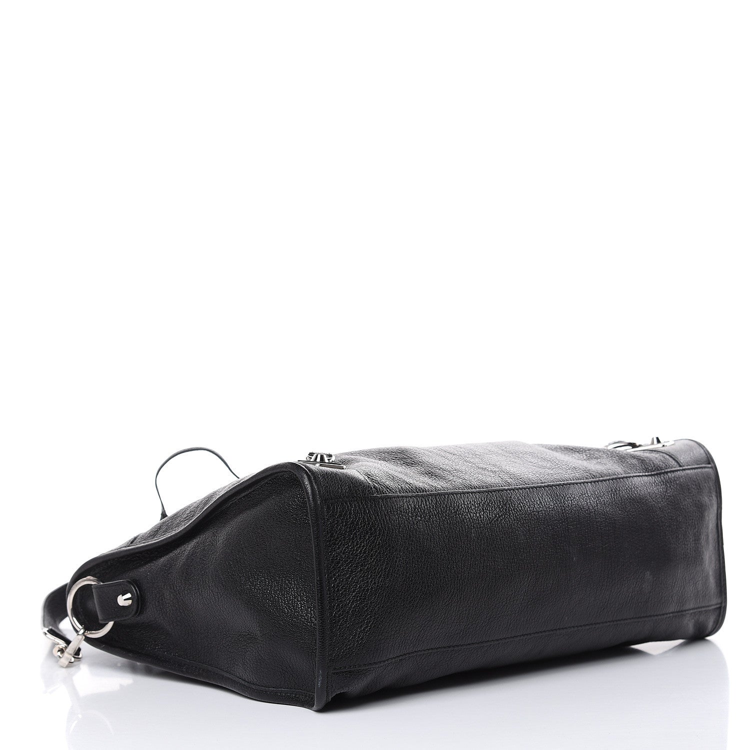 Balenciaga Chevre Silver Metallic Edge Hardware City Black 4 of 13