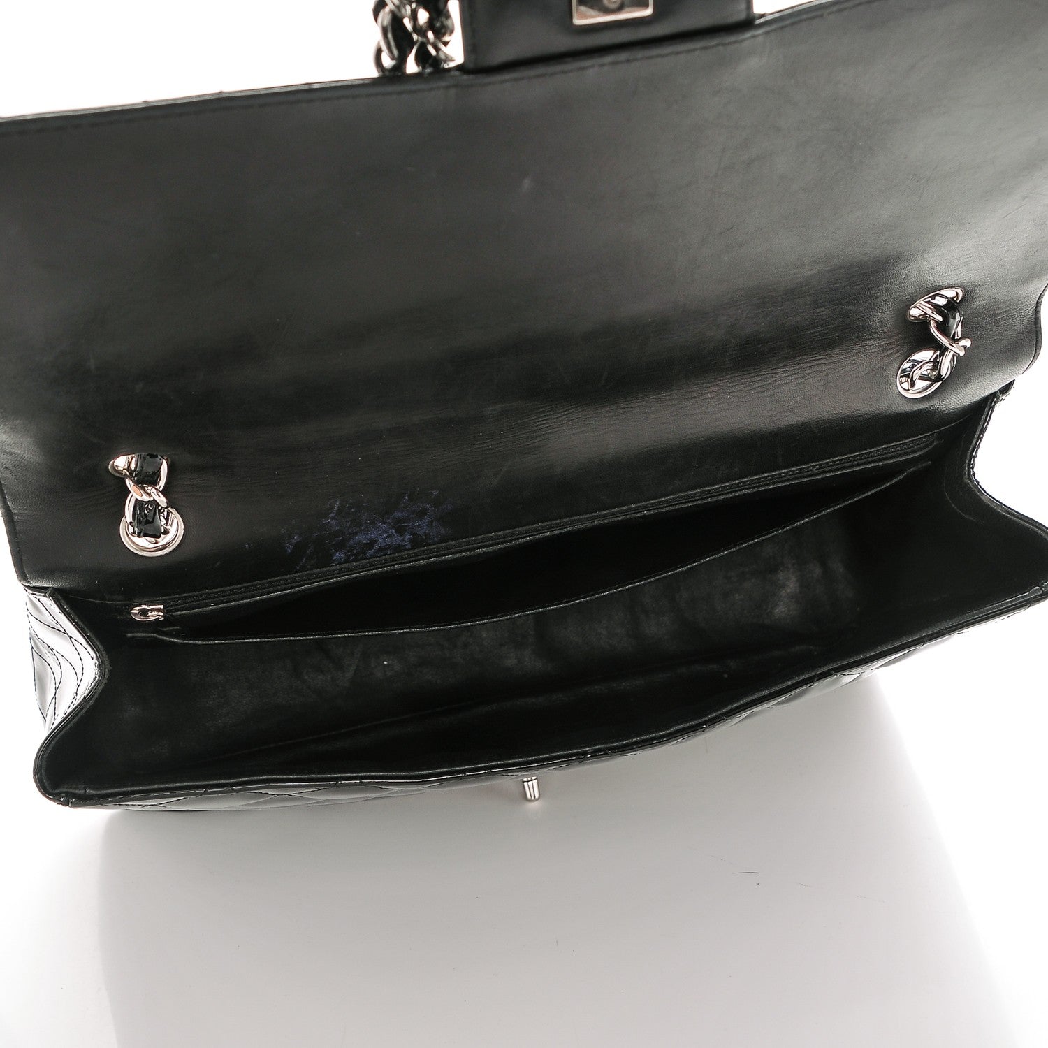 Chanel Patent Quilted Maxi Single Flap Black 5 of 7