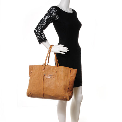 Balenciaga Natte Papier A4 Tote Paille 2 of 12