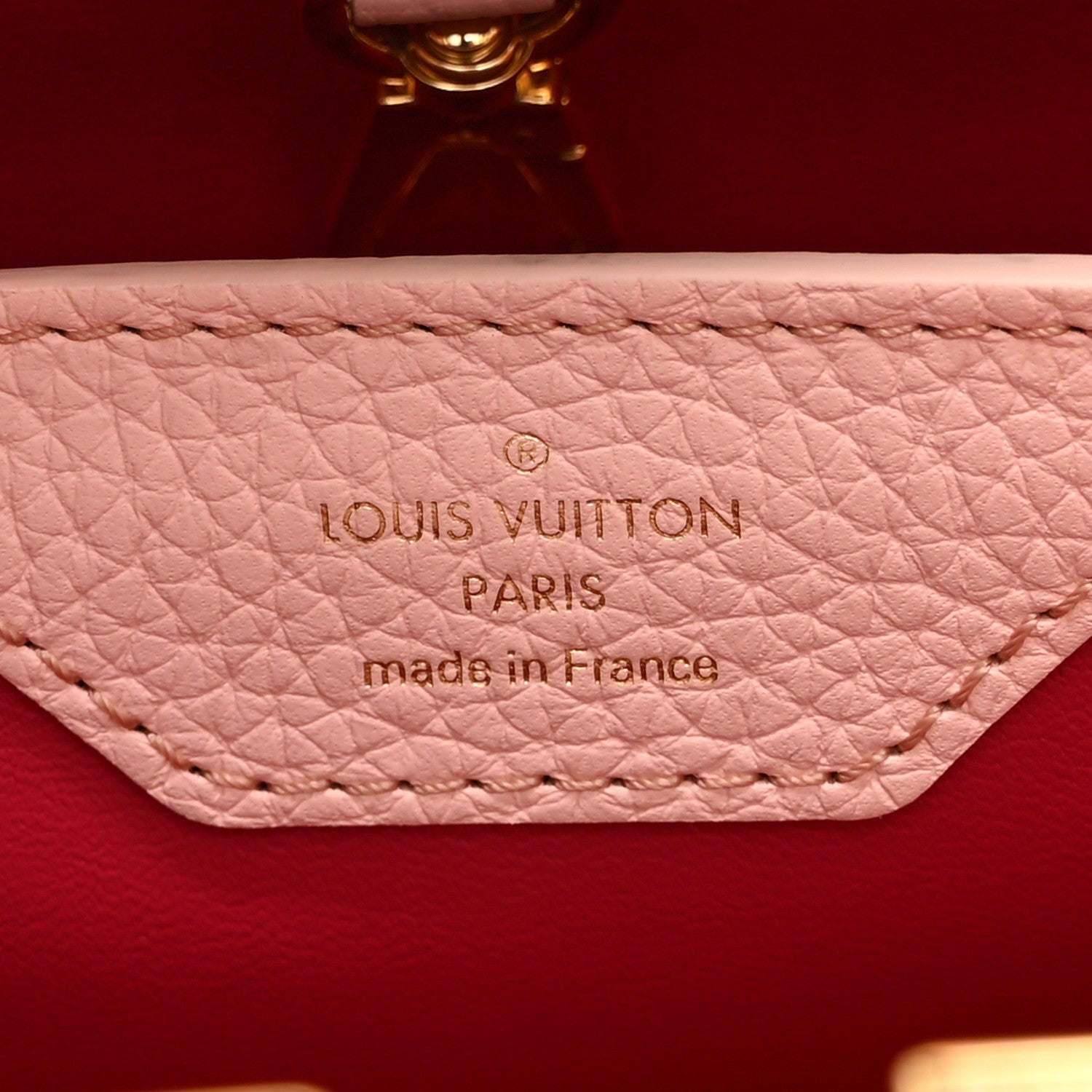 Louis Vuitton Taurillon Resin Murano Capucines BB Rose Jasmin 7 of 10
