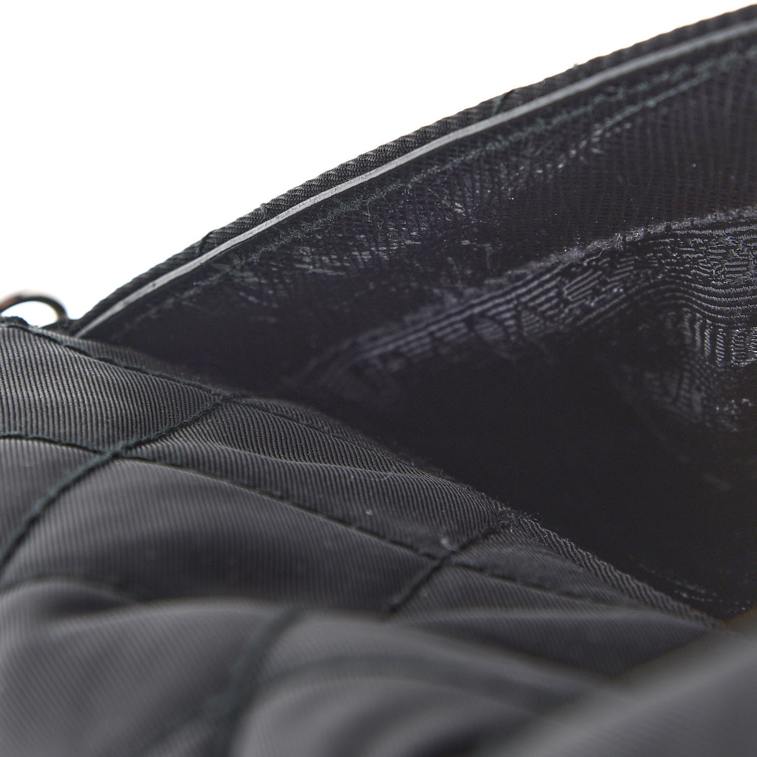 Prada Nylon Tessuto Impuntu Quilted Flap Black 11 of 11