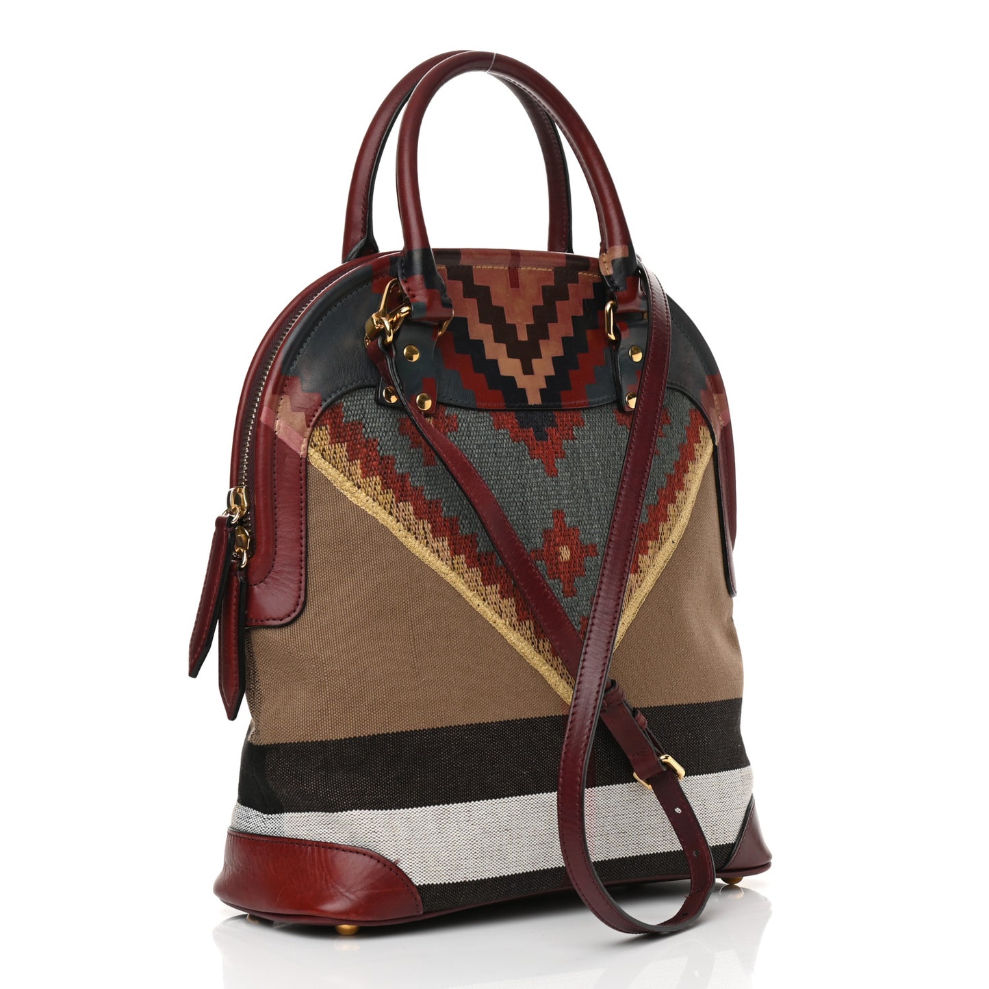 Prorsum Handpainted Tapestry Bloomsbury Burgundy