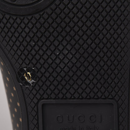 Gucci X SEGA Calfskin GUCCY Stars Mens Falacer Sneakers 10 Black 11 of 14