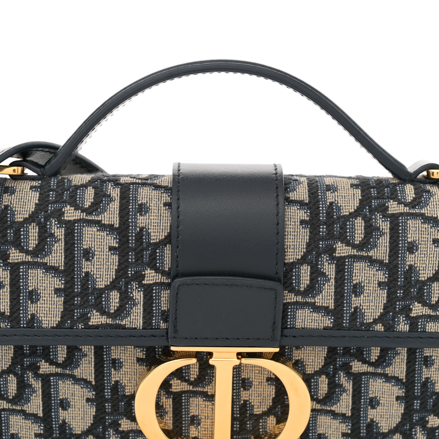 Christian Dior Oblique 30 Montaigne Mini Miss Montaigne Flap Blue 7 of 11