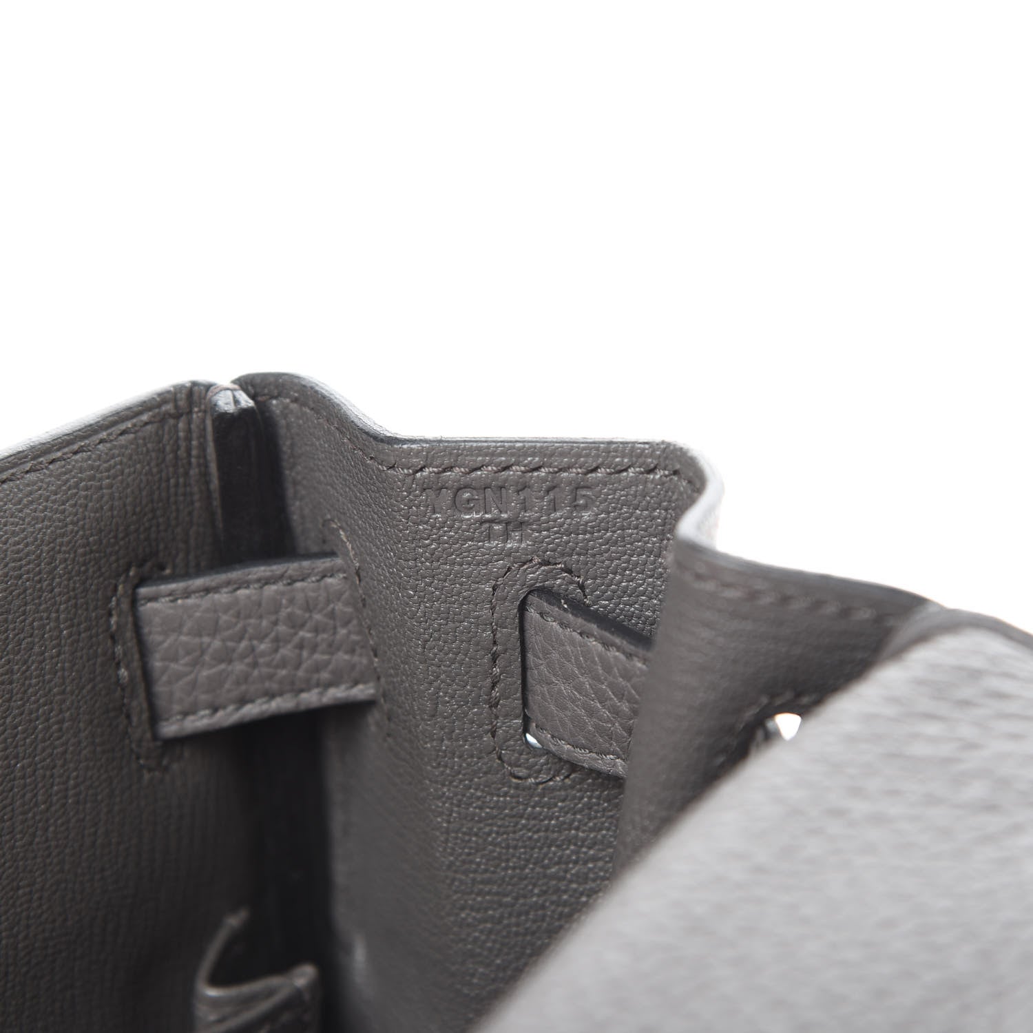 Hermes Togo Kelly Retourne 28 Etain 7 of 11