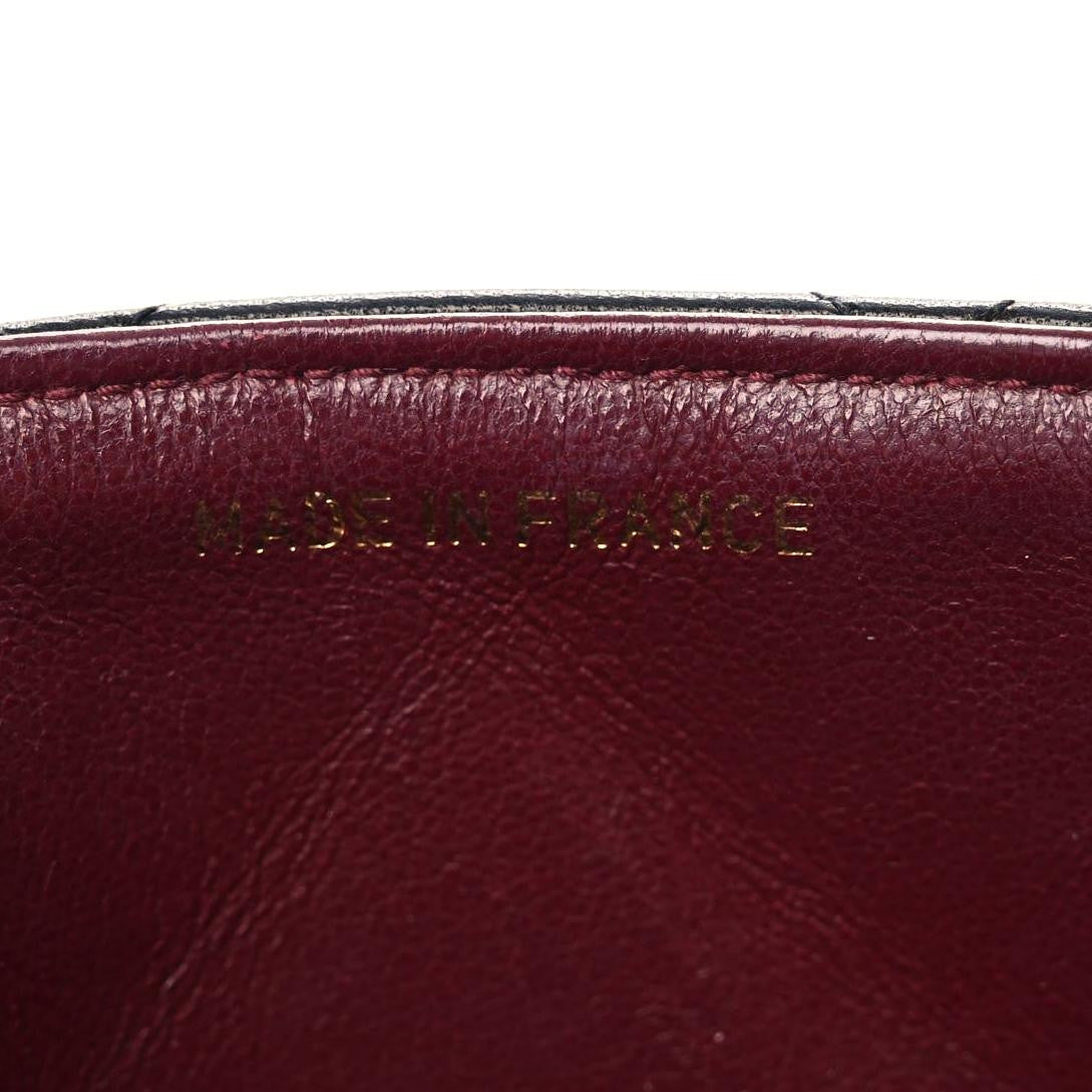 Lambskin Quilted Medium Single Flap Black