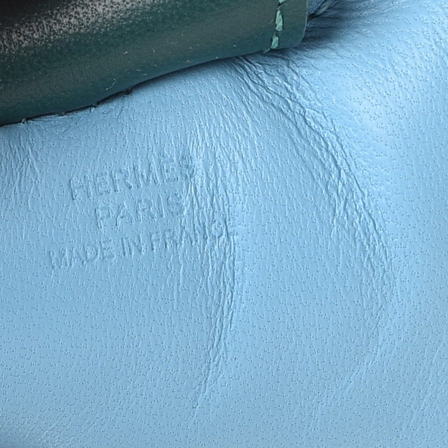 Milo Lambskin Grigri Rodeo Horse Bag Charm MM Celeste Malachite Craie