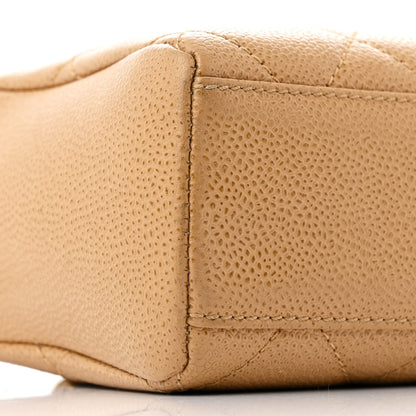 Chanel Caviar Quilted Shopping Tote Beige 9 of 11