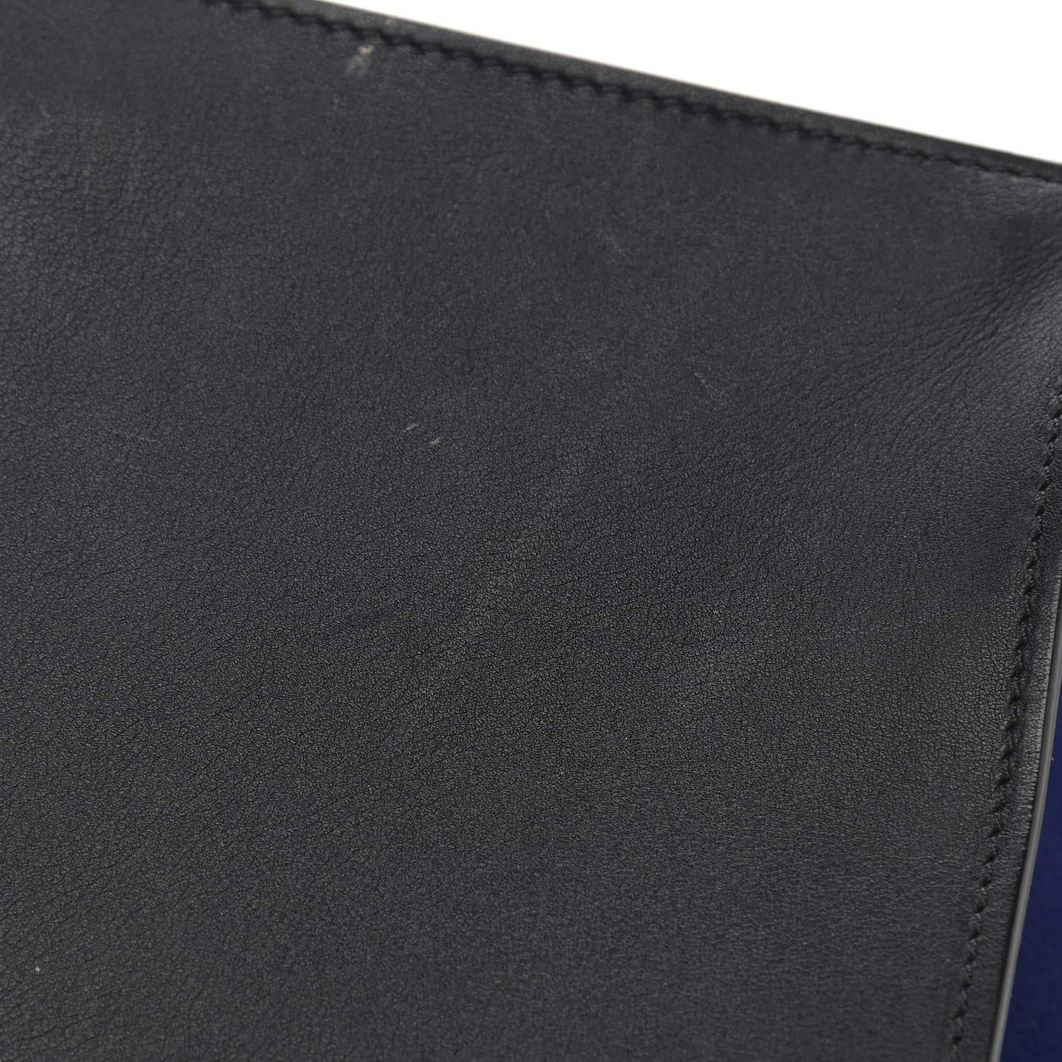 Celine Smooth Calfskin Suede Medium Tri-color Trapeze Indigo 13 of 18