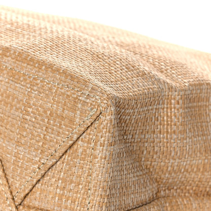 Prada Raffia Logo Tote Naturale 11 of 11