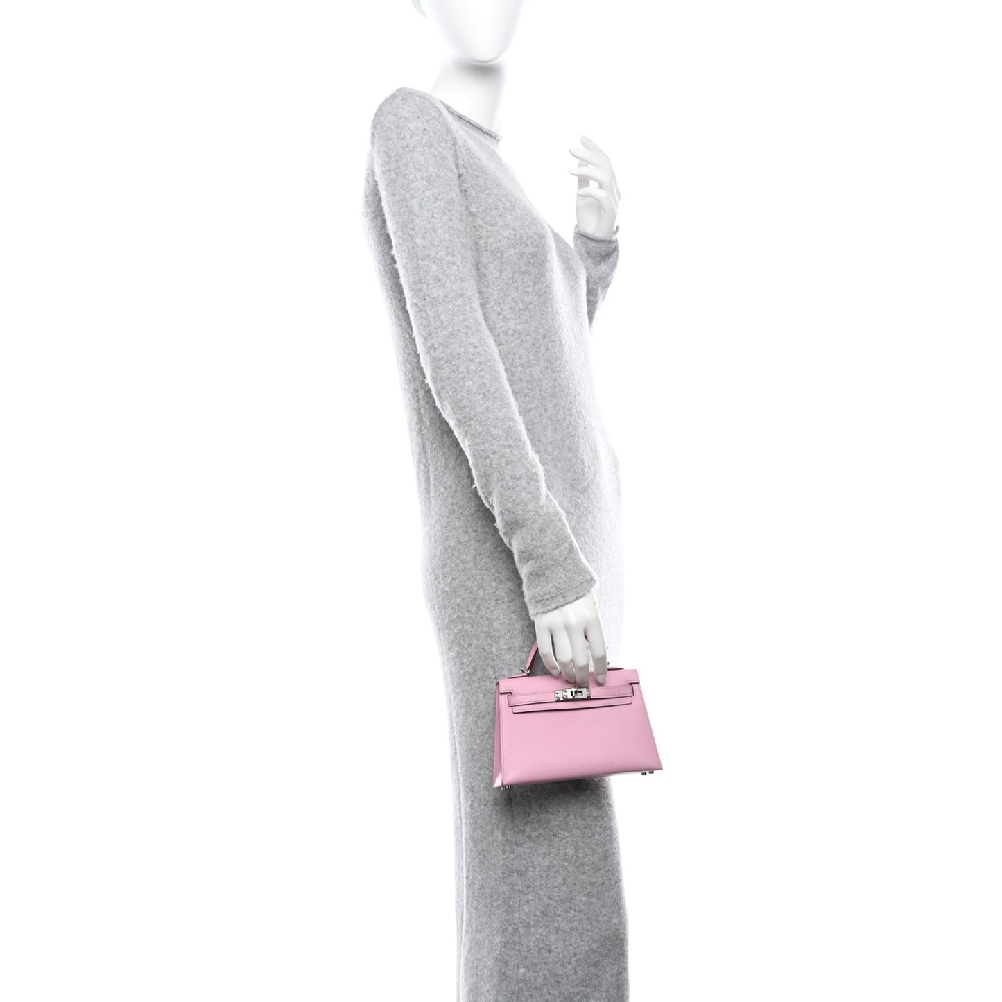 Epsom Mini Kelly Sellier 20 Mauve Sylvestre