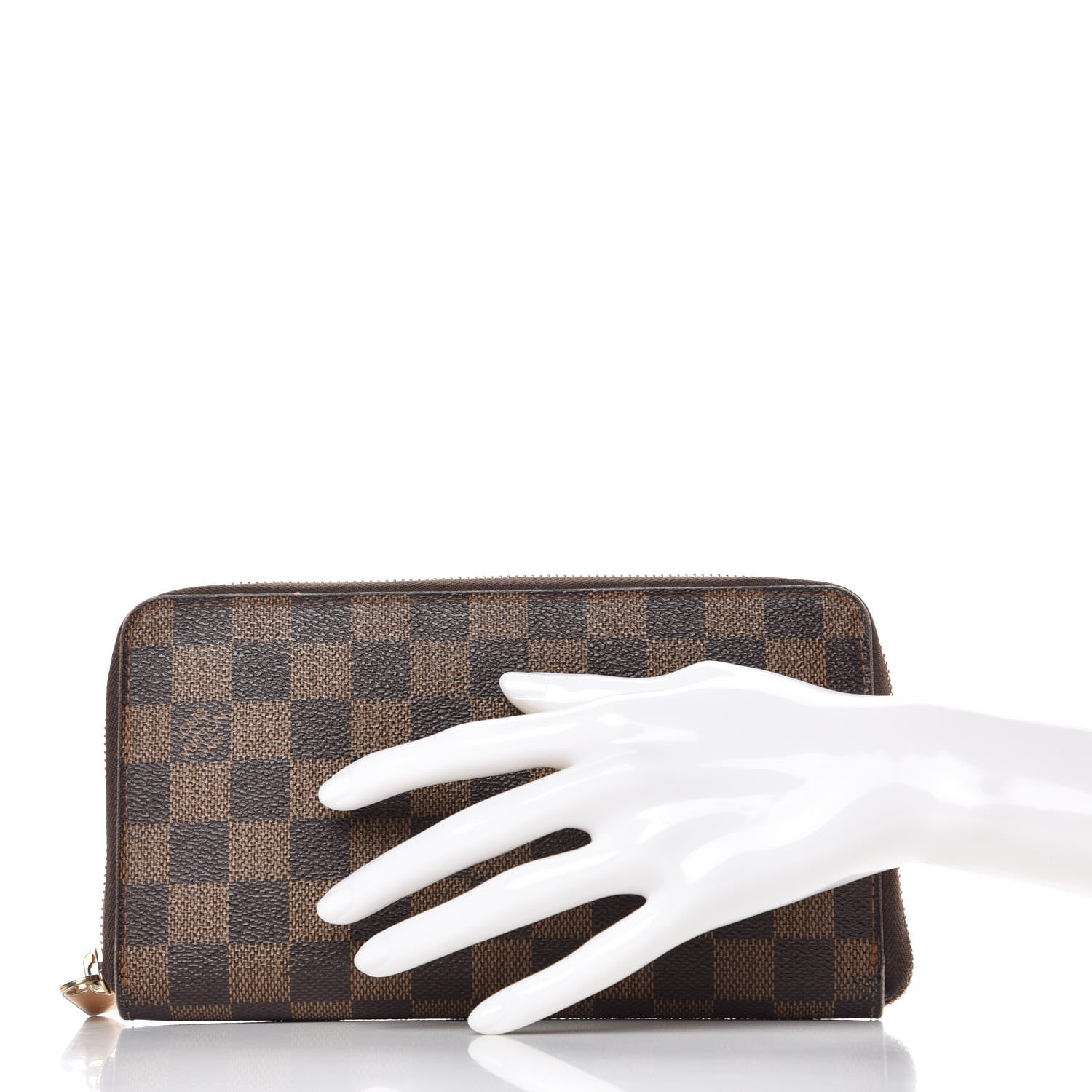 Louis Vuitton Damier Ebene Zippy Organizer Wallet 2 of 18
