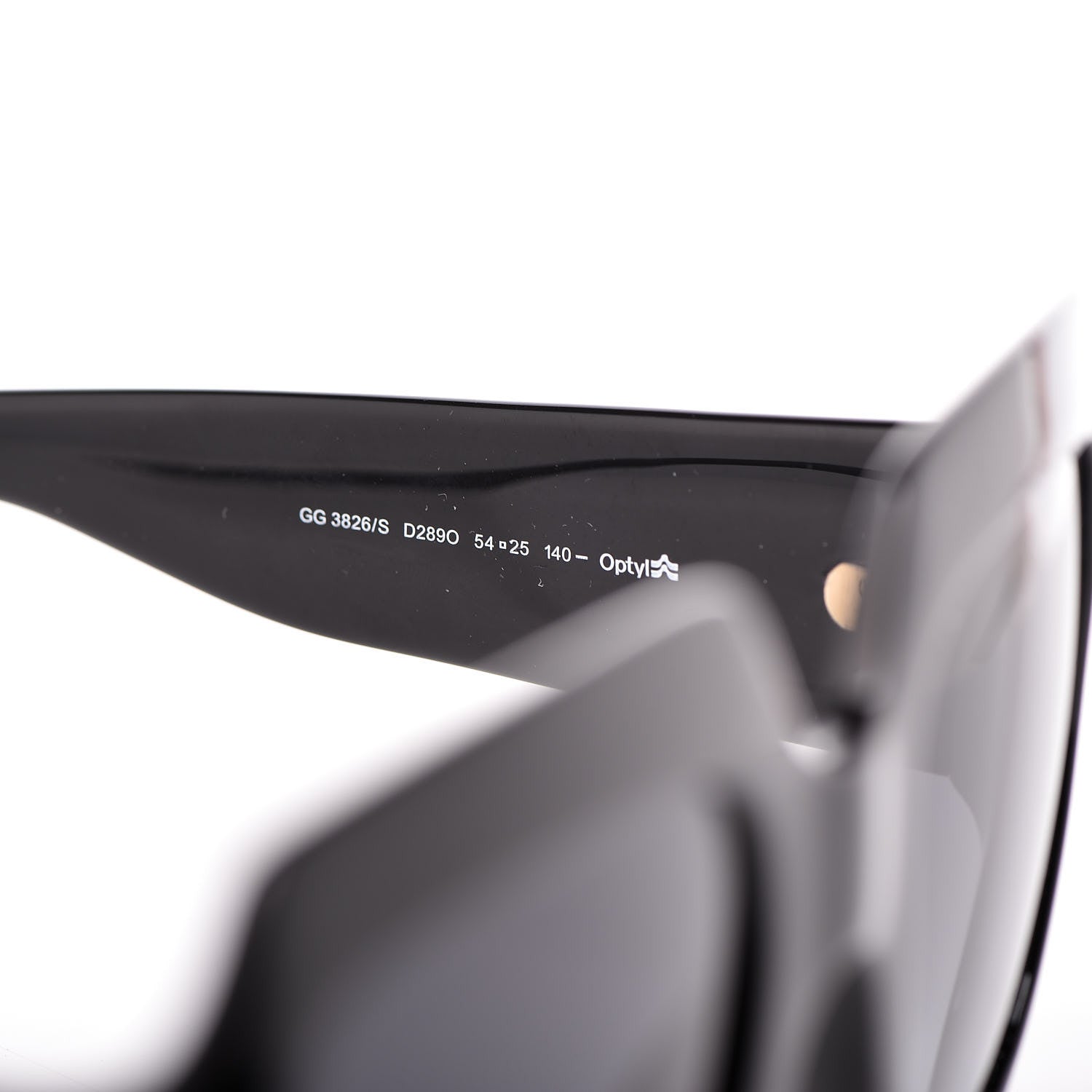 Gucci Acetate Square Frame Sunglasses GG0053S Black 5 of 7