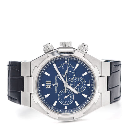 Vacheron Constantin Stainless Steel Alligator 42mm Overseas Automatic Watch Blue 49150 2 of 6