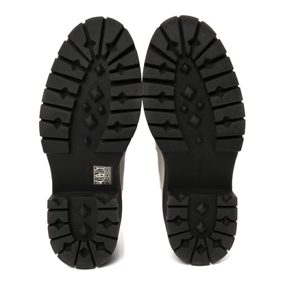 Hermes Calfskin Harrow Ankle Boots 36.5 Beige Glaise 5 of 11