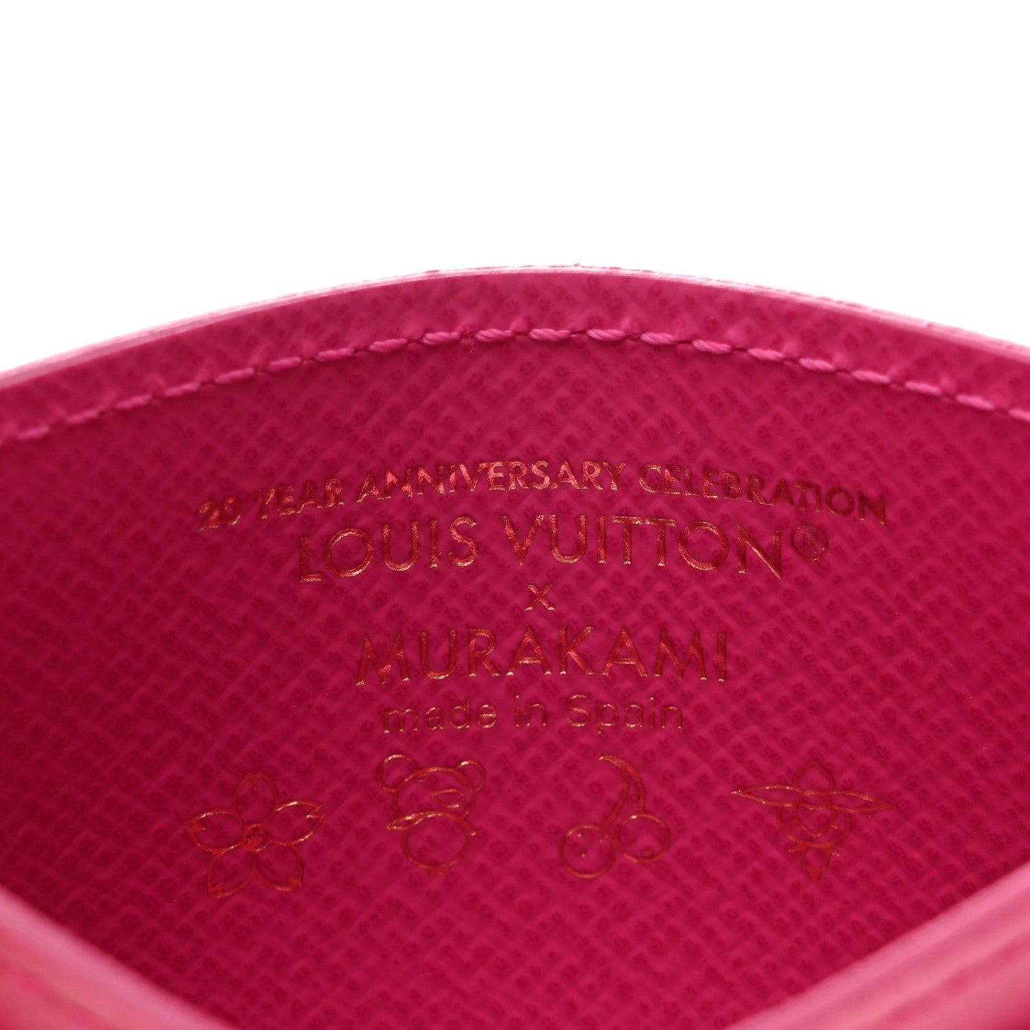 Louis Vuitton LV X TM Monogram Multicolor Card Holder Kawaii Pink 6 of 7