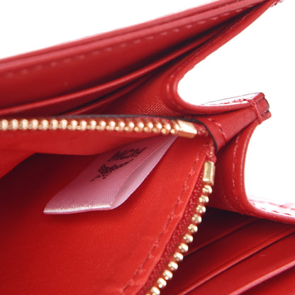 MCM Visetos Continental Flap Wallet Cognac 7 of 11