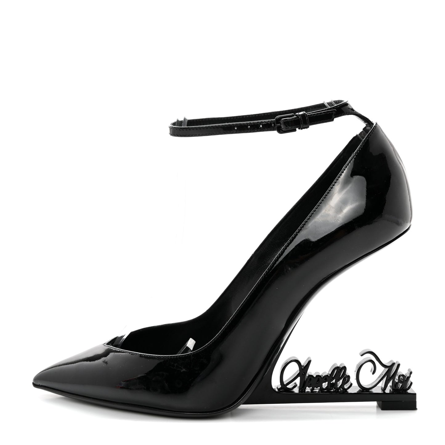 Patent Opyum Appelle Moi Ankle Strap Pump 39 Black