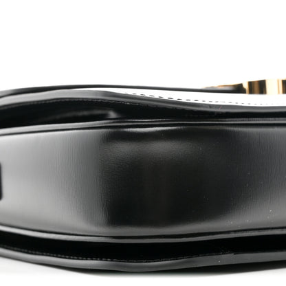 Celine Shiny Calfskin Medium Triomphe Black 9 of 10