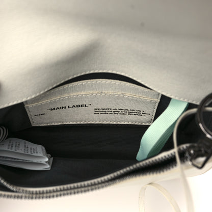 Off-White Saffiano Binder Flap Bag White 4 of 8