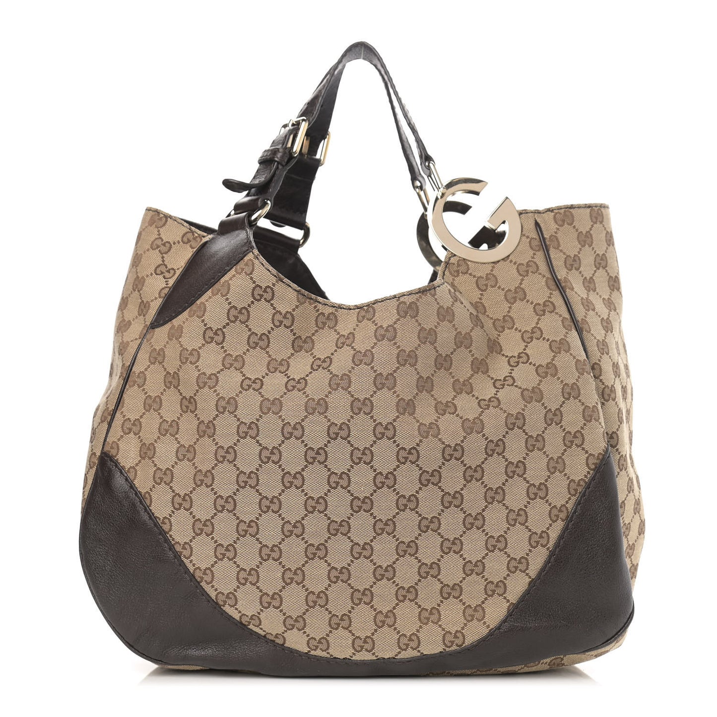 Monogram Medium Charlotte Hobo Brown
