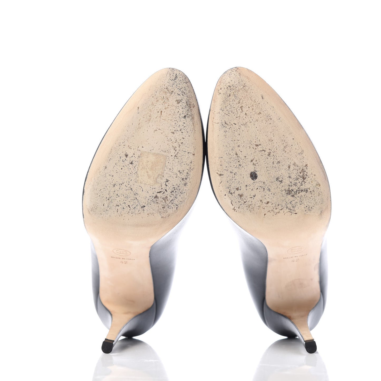 Lambskin CC Pumps 42 Black