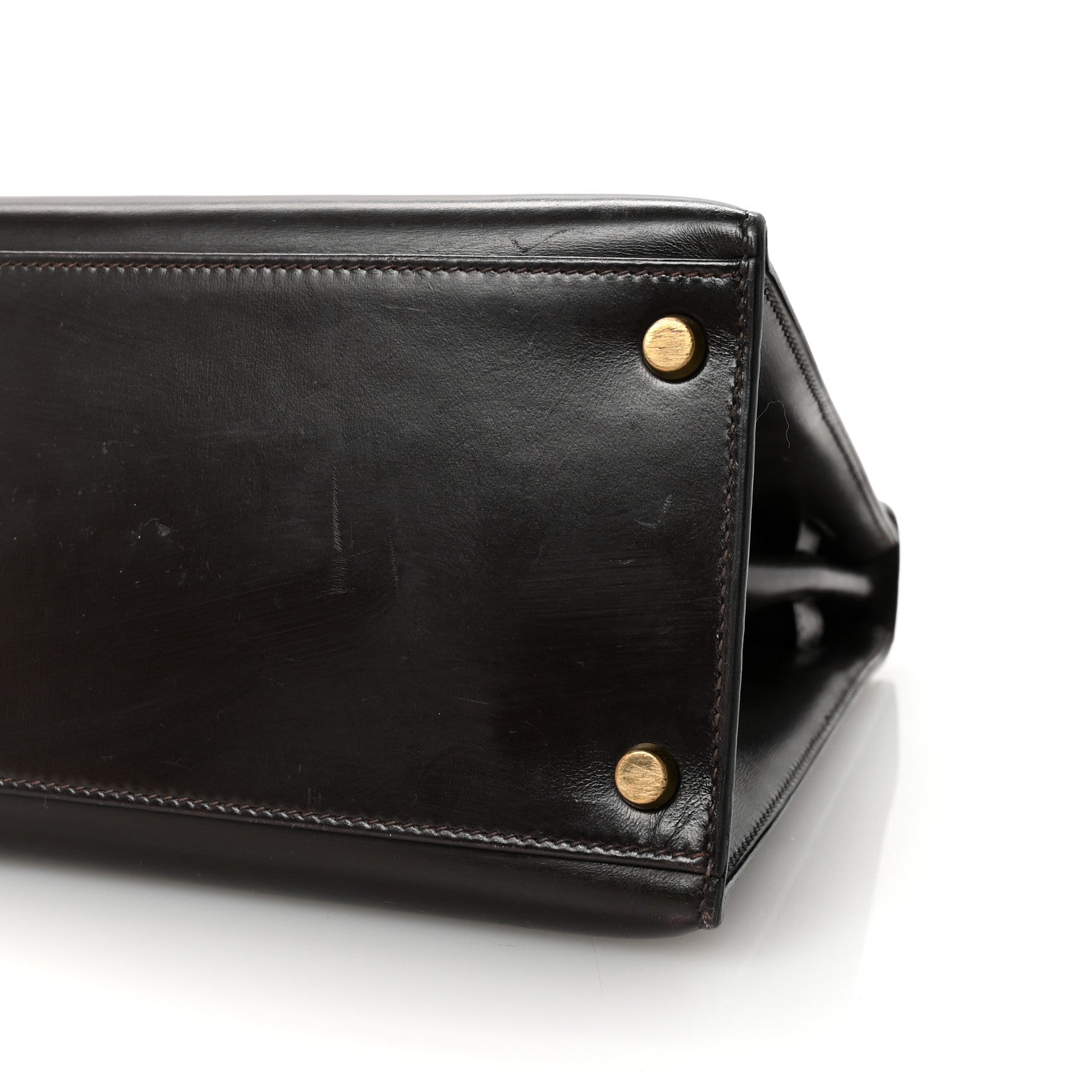 Hermes Box Kelly Sellier 32 Chocolate 9 of 10