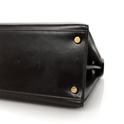 Hermes Box Kelly Sellier 32 Chocolate 9 of 10