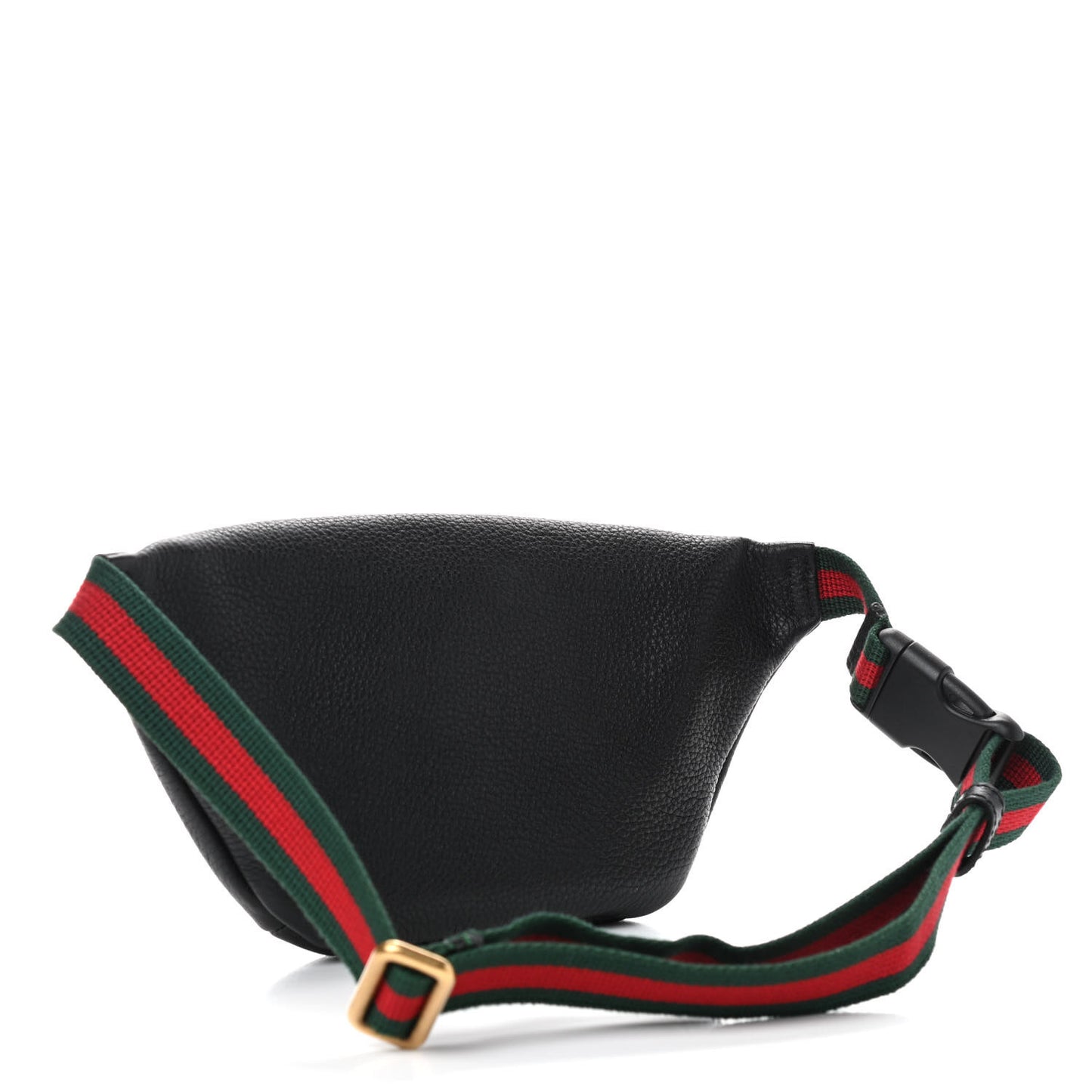 Grained Calfskin Small Logo Belt Bag Black
