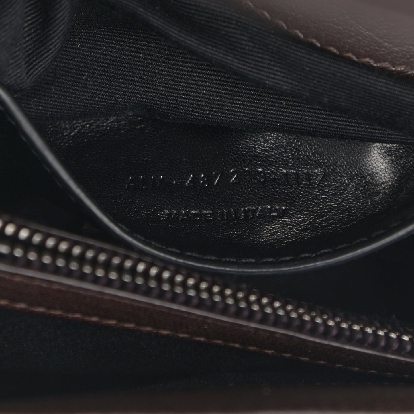 Calfskin Matelasse Chevron Monogram Medium College Bag Faggio