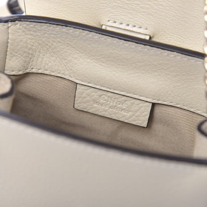 Chloe Suede Calfskin Mini Faye Backpack Off White 7 of 10