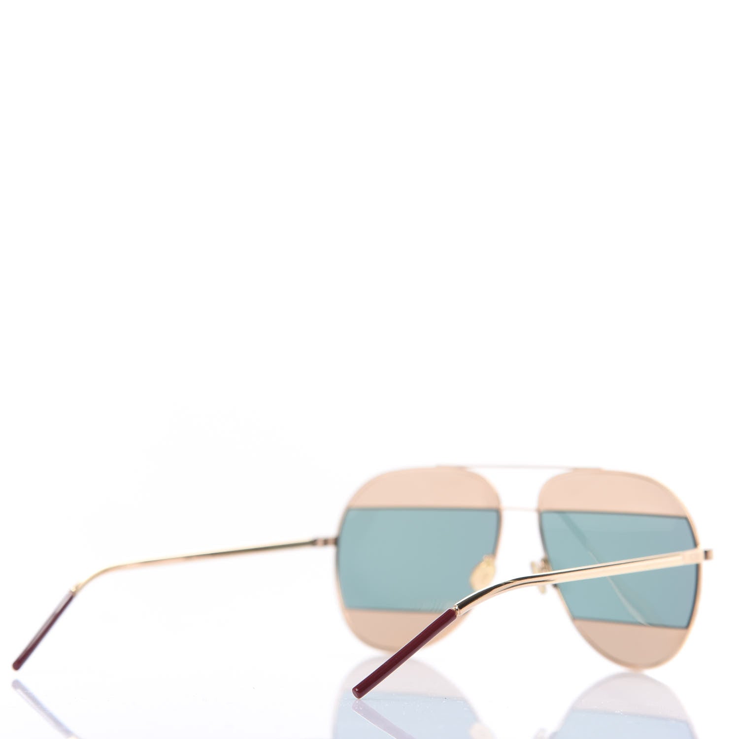 Christian Dior Split 1 Aviator Sunglasses Rose Gold 4 of 7