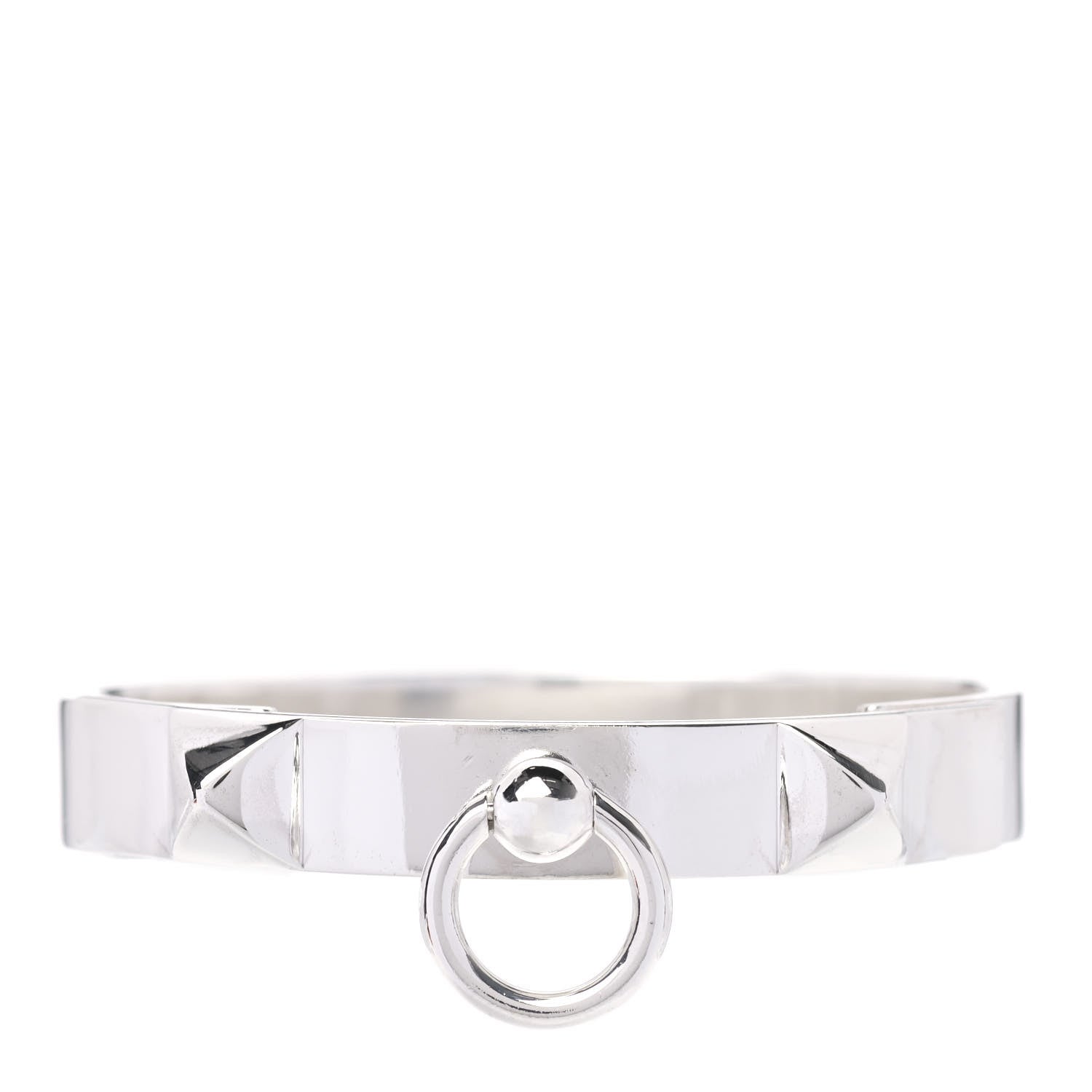 Hermes Sterling Silver PM Collier De Chien Bracelet XS 1 of 6