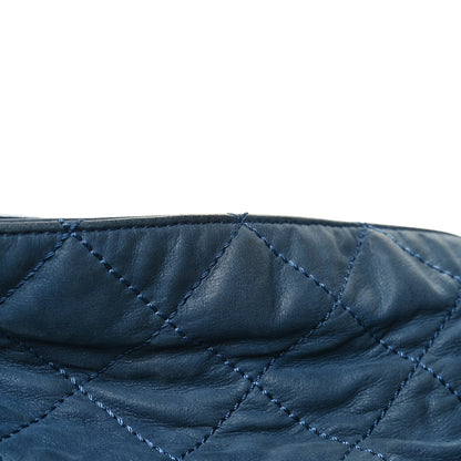Chanel Iridescent Calfskin Quilted Daily Hobo Blue 12 of 12