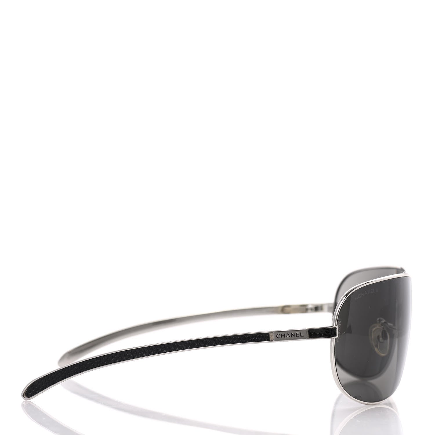 Chanel Metal Pilot Sunglasses 4140-Q Black 3 of 9