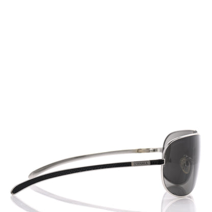 Chanel Metal Pilot Sunglasses 4140-Q Black 3 of 9