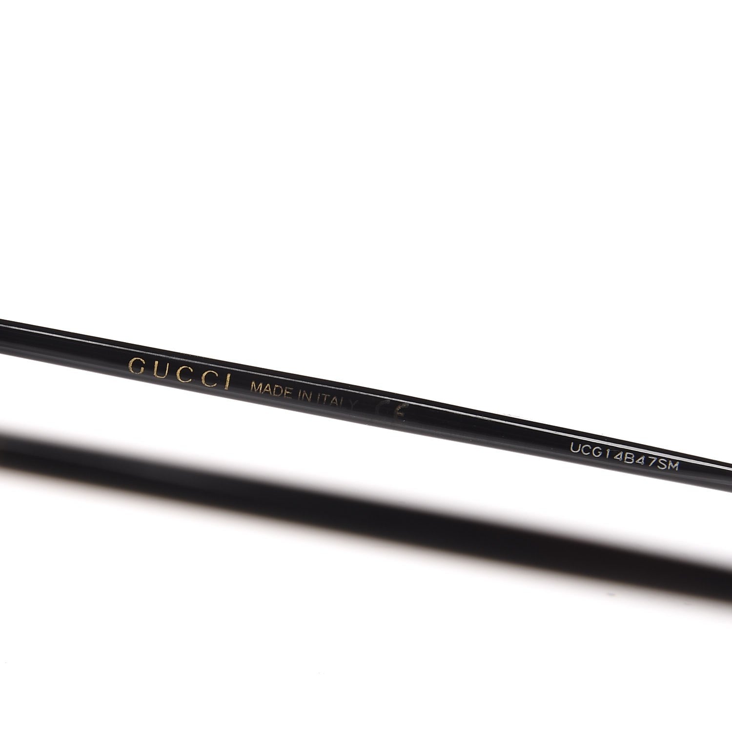 Gucci Metal Rimless Square Sunglasses GG0291S Black Gold 5 of 6