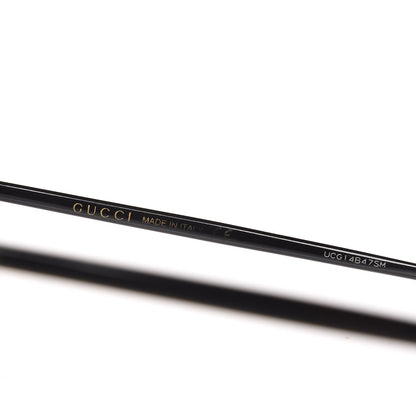 Gucci Metal Rimless Square Sunglasses GG0291S Black Gold 5 of 6