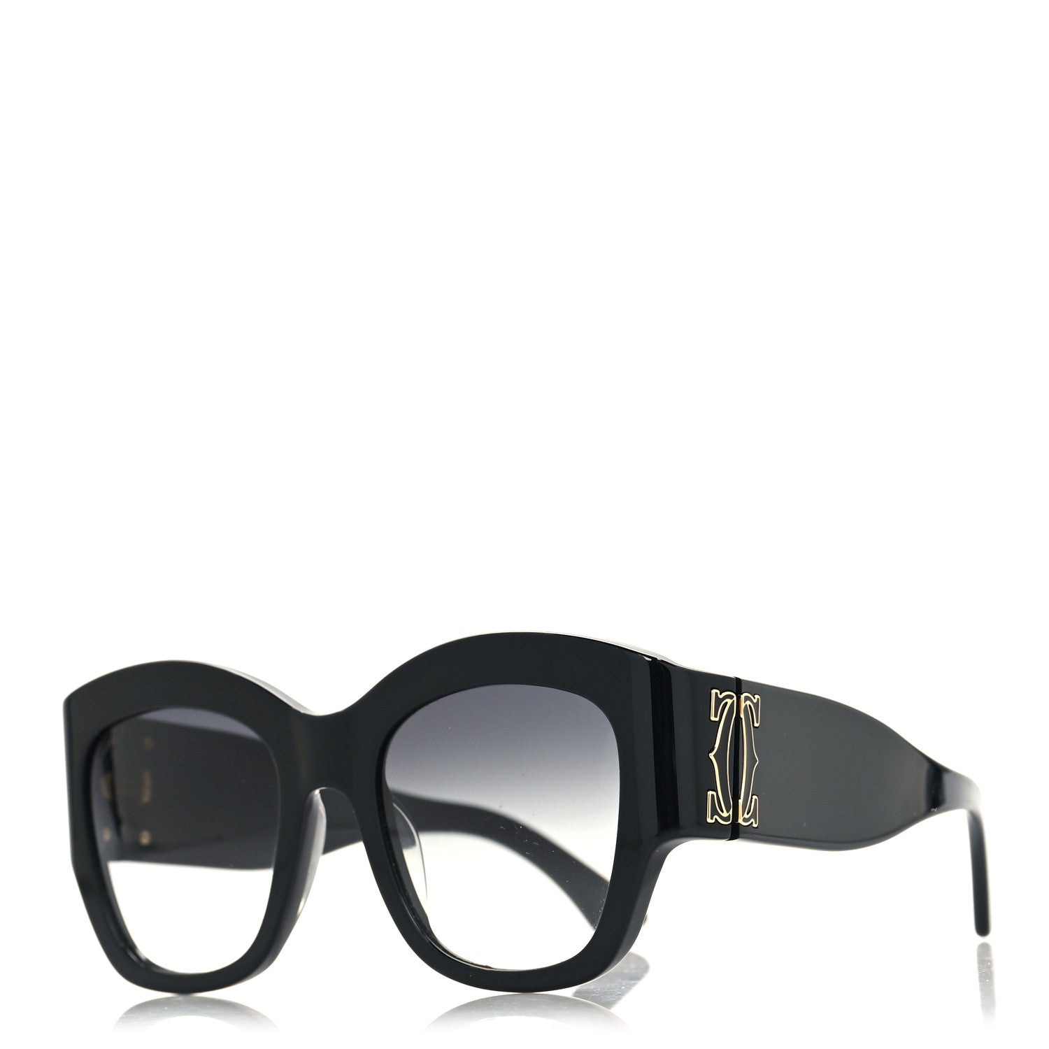 Cartier Acetate CT0304 Sunglasses Black 1 of 8