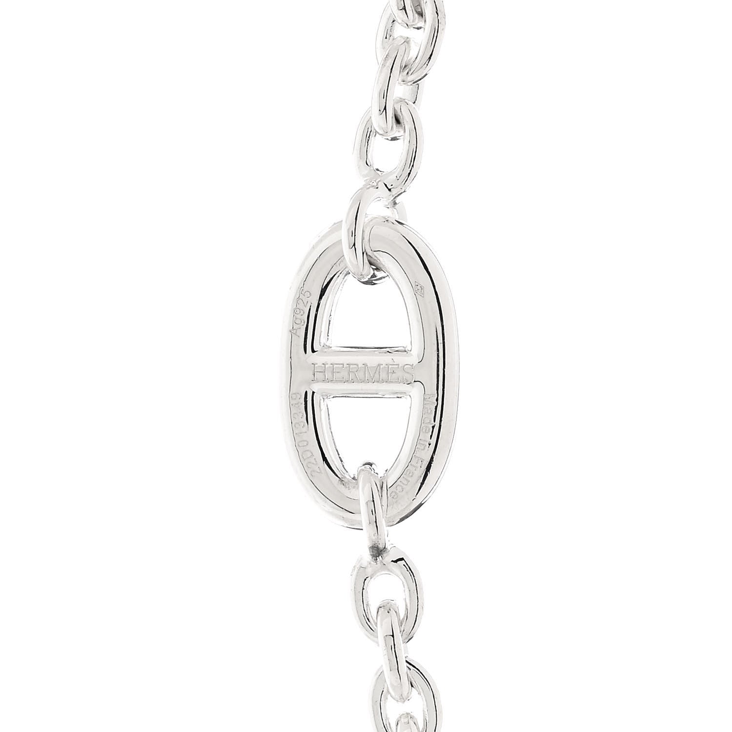 Hermes Sterling Silver Farandole Necklace 120 4 of 6