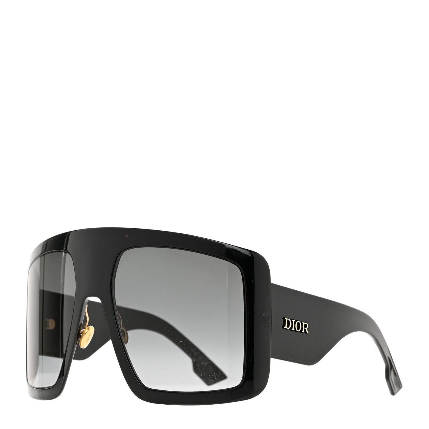 Acetate DiorSo Light 1 Shield Sunglasses Black