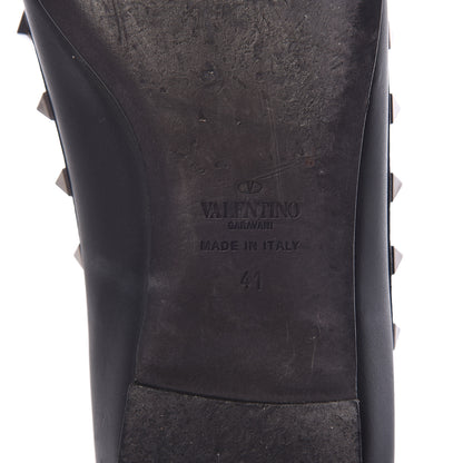 Valentino Garavani Nappa Rockstud Cage Ballerina Flats 41 Black 8 of 11