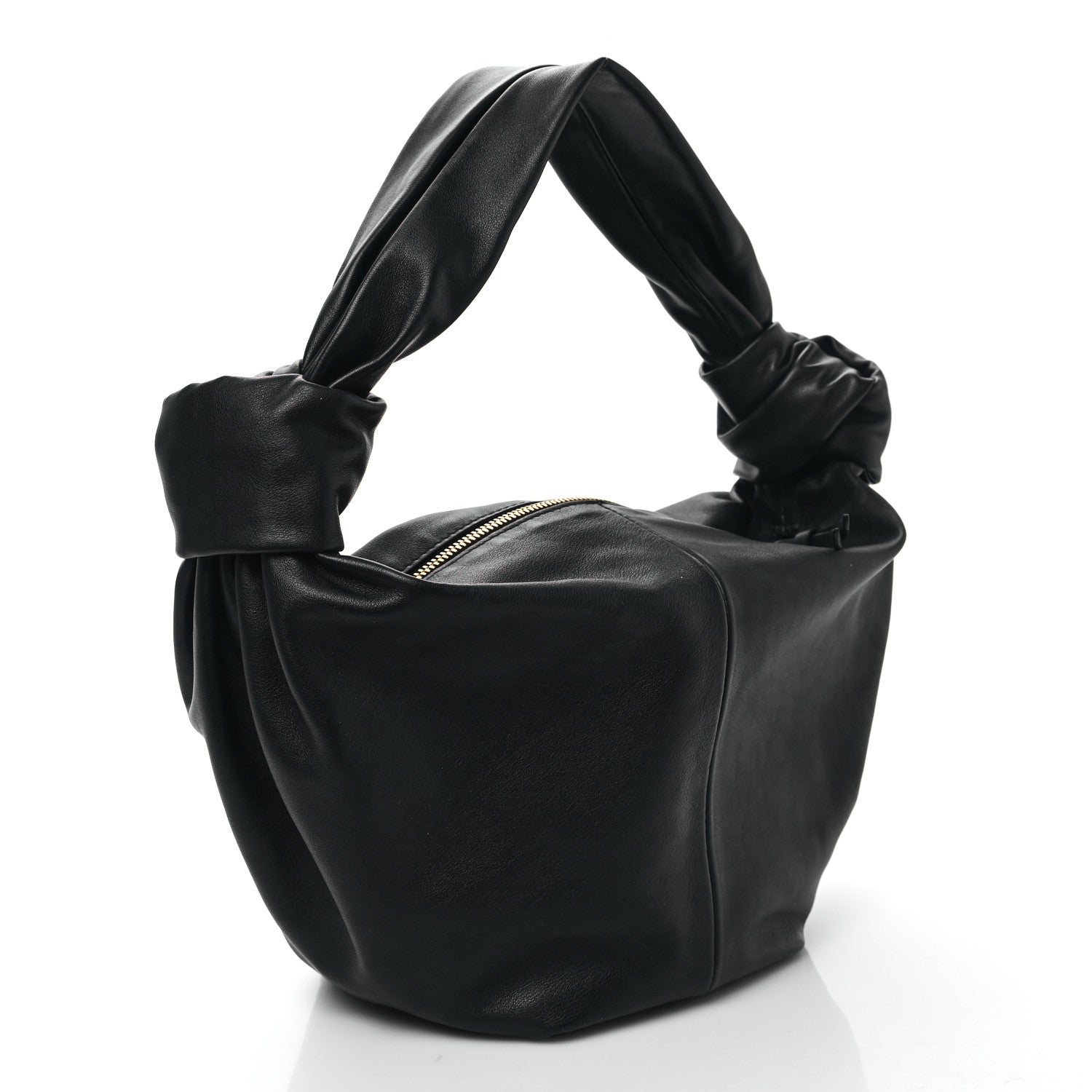 Bottega Veneta Calfskin Teen Double Knot Hobo Black 3 of 11