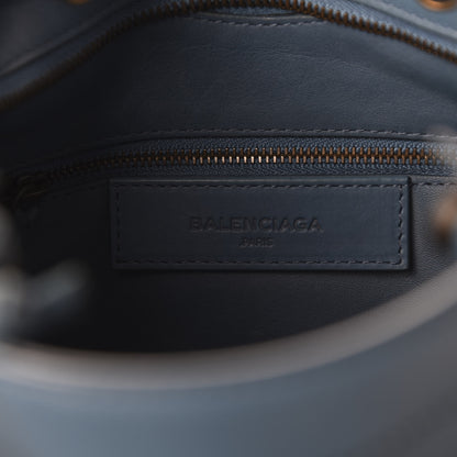 Balenciaga Veau Soyeux Perforated Blackout Hardware S City Bleu Canard 8 of 10