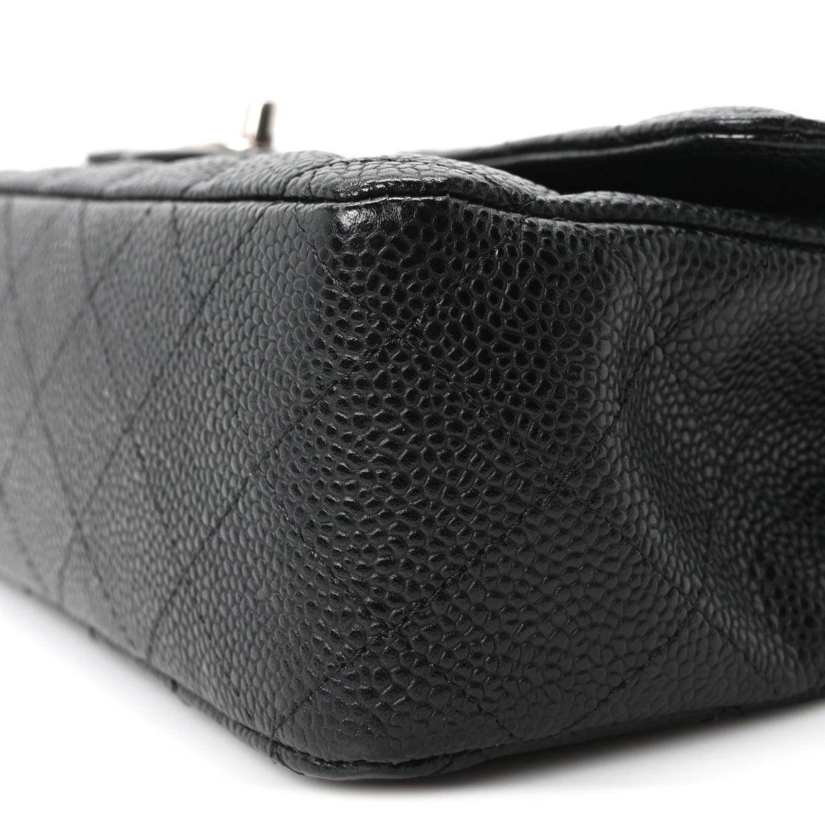 Chanel Caviar Quilted Medium Double Flap Black 10 of 11