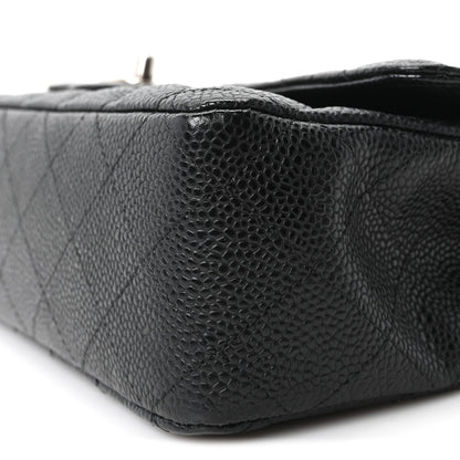Chanel Caviar Quilted Medium Double Flap Black 10 of 11