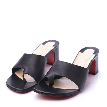 Christian Louboutin Calfskin Viberta 55 Mule 40.5 Black 3 of 8